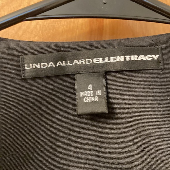 Linda Allard Ellen Tracy Black Silk Jacket - Picture 2 of 8